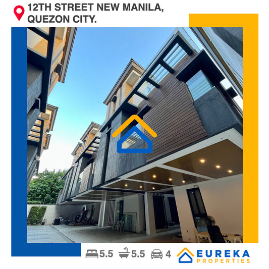 Brand new gated 200 sqm lot area properties in New Manila Q.C.
