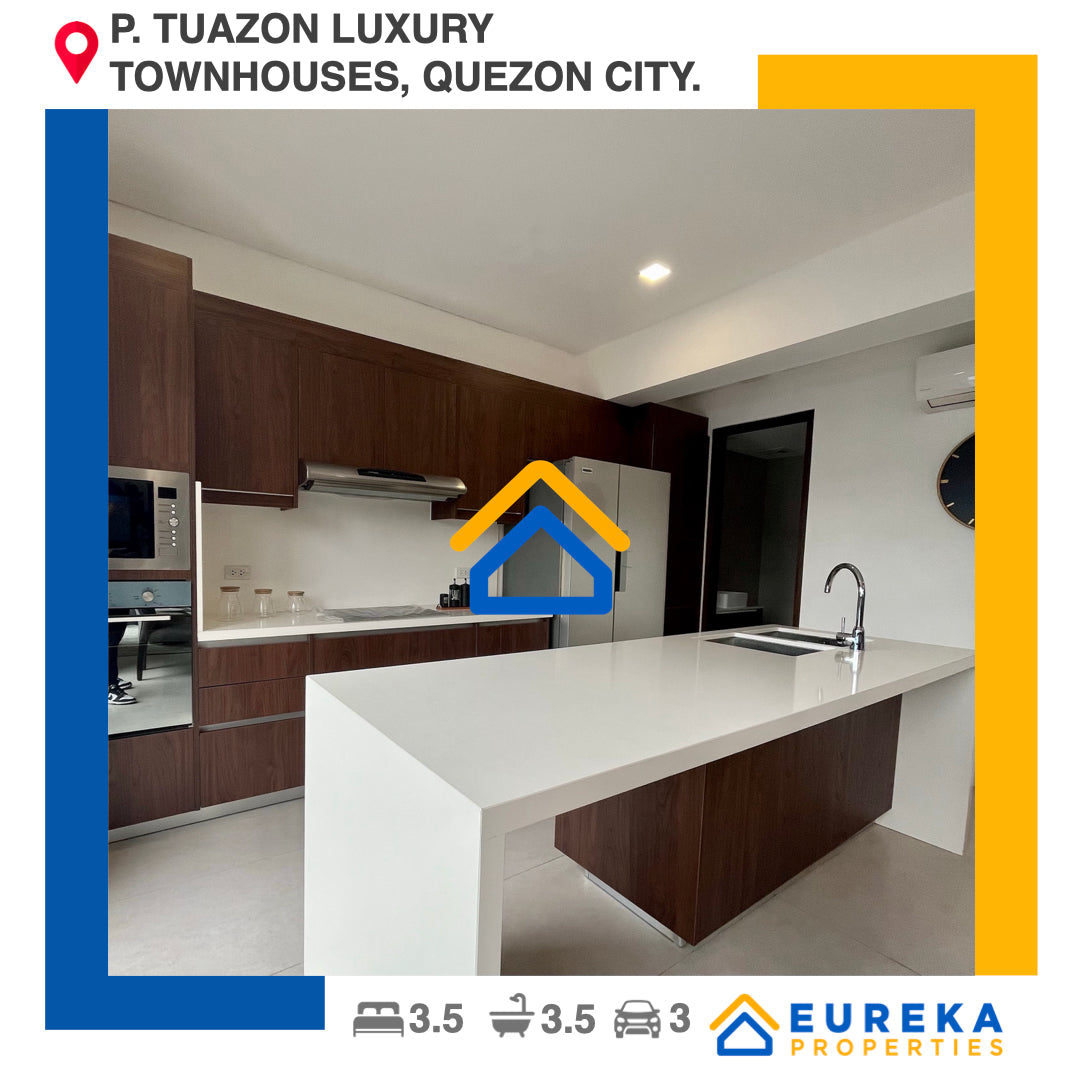 Luxury townhomes for sale at P. Tuazon Cubao, Quezon City.