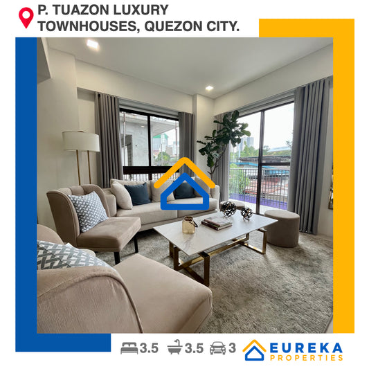 Luxury townhomes for sale at P. Tuazon Cubao, Quezon City.