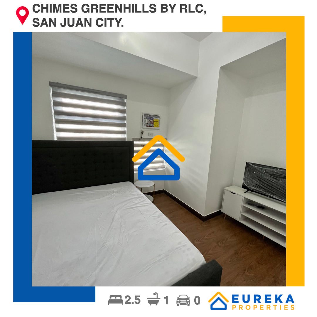 Fully furnished new 2BR Chimes Annapolis Greenhills Condo by Robinsons Land Corp.