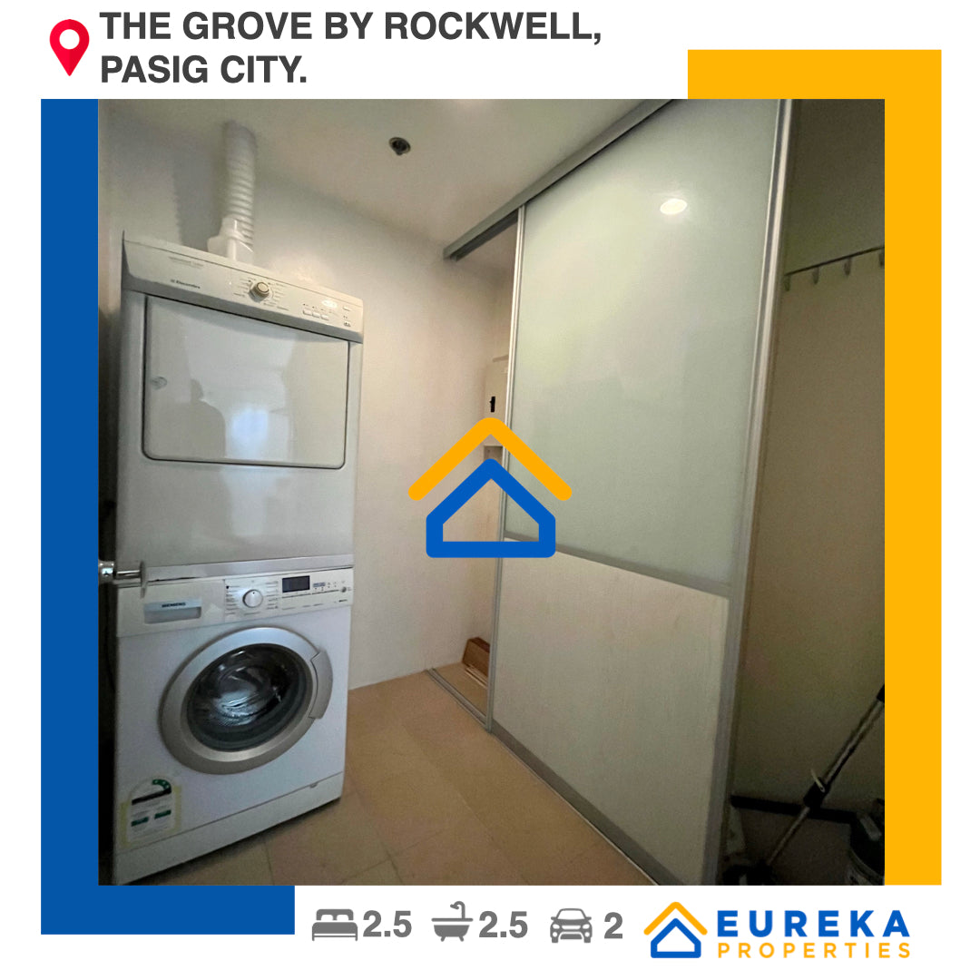 Country style 97 sqm 2BR with 2 parking slots at The Grove by Rockwell, Pasig City.