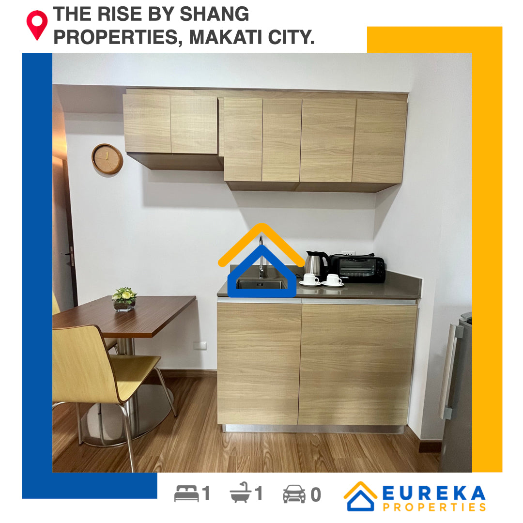 Fully furnished 24 sqm studio unit at The Rise by Shang Properties.