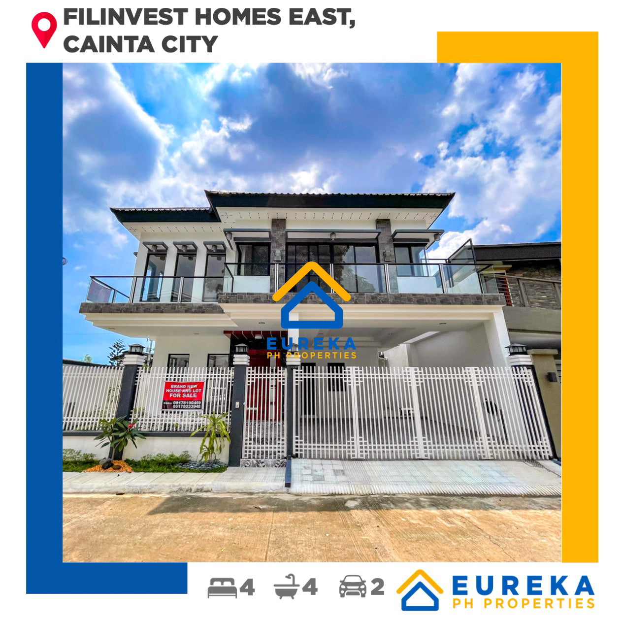 Brand New Modern House and Lot in Filinvest East Homes, Cainta