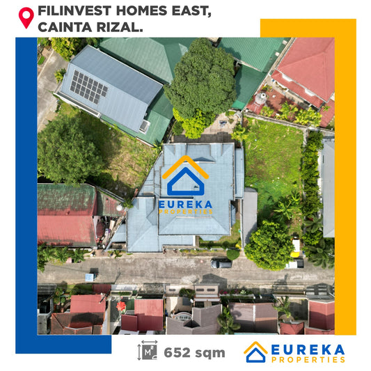 652 sqm House and lot in Filinvest Homes East, Cainta Rizal.