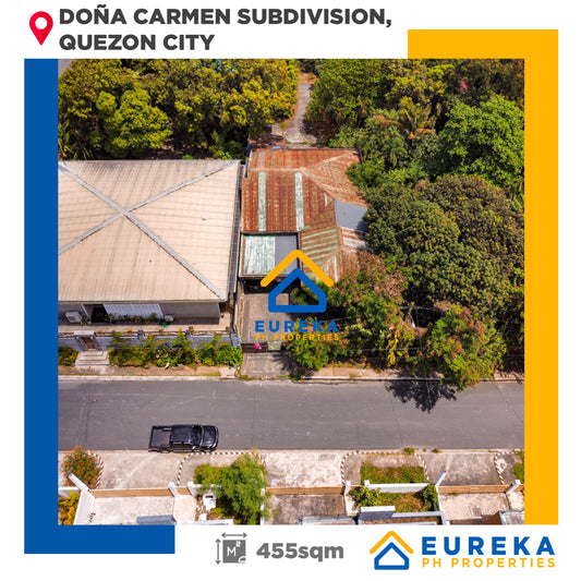 455 sqm old house and lot in Dona Carmen Subdivision, Q.C.