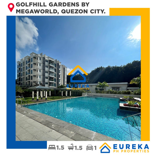 50 sqm 1BR w/ maids room at Golfhill Gardens Q.C. (near Celebrity Place and Ayala Heights Q.C.)