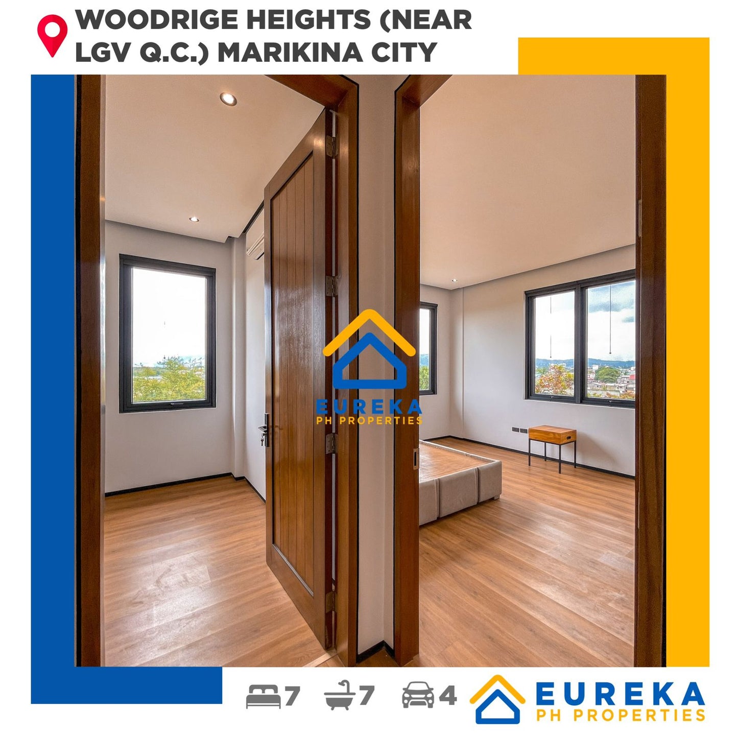 Brand New Premium 4 Storey Modern House and Lot at Woodridge Heights Marikina (Near LGV Q.C.)